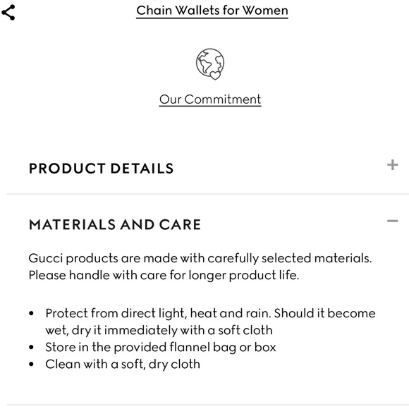 GUCCI DIONYSUS MINI LEATHER CHAIN WALLET - Picture 5 of 16